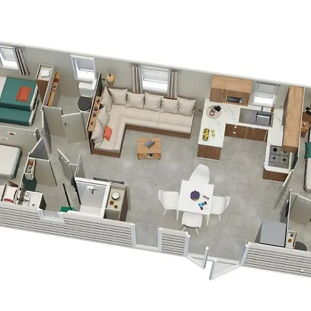 Luxe Mazet Royal Carabasse Acces Proximite Piscine キャンプ場